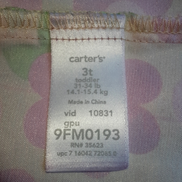 Girl's Yellow Bundle Carter's size 3T NWOT - Picture 4 of 11